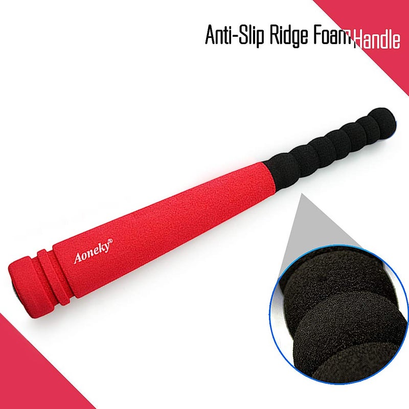 Aoneky Min Foam Baseball Bat and Ball for Toddler - Indoor Soft Super Safe T Ball Bat Toys Set for Kids Age 2 Years Old, Best Gift for Children, 16.5 inch - Image 4